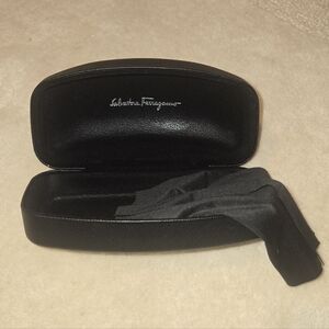 Salvatore Ferragamo Black Sunglass Case